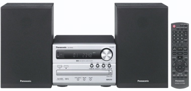 Panasonic-SC-PM02-PM-02-Kompaktes-Musik-CD-System-Silber